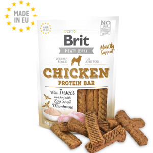 Brit ” MEATY JERKY ”          CHICKEN       PROTEIN BAR