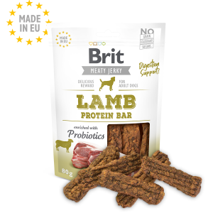 Brit ” MEATY JERKY ”          LAMB       PROTEIN BAR