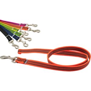 Rubberized leash without handle