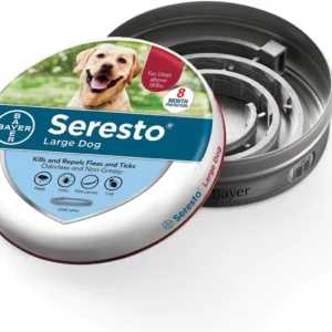 Seresto Flea & Tick Collar for Large Dogs (8 MONTH PROTECTION FROM TICKS)