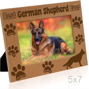 ‘Best German Shepherd Ever” Picture Frame 5×7 inch