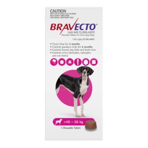 Bravecto 3-Month Chews for Very Large Dogs 40-56kg