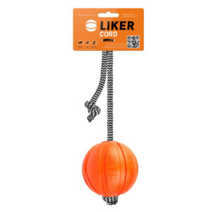 Liker Cord 7 – a ball with a cord for dogs of small and medium breeds