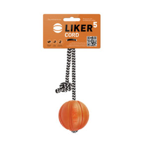 Liker Cord 5 – a ball with a cord for puppies and dogs of small breeds