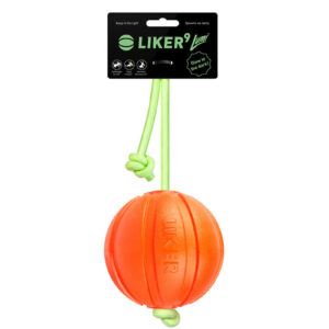 Liker Lumi 9 – a ball for dogs of large breeds with the “glow in the dark” cord